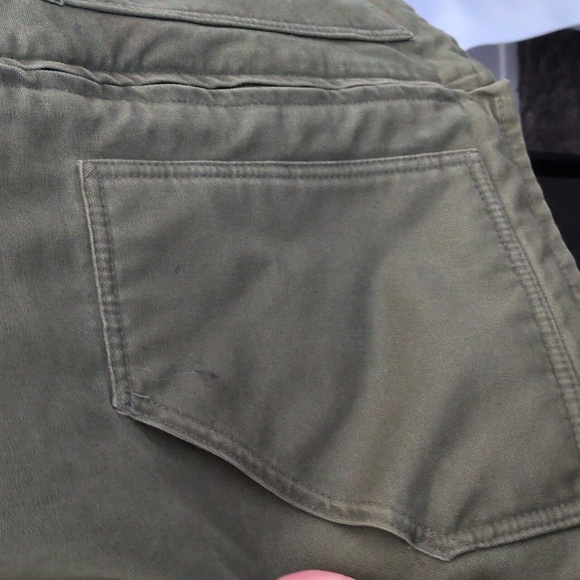 ✨ Green Carhartt Duck Mock Neck Sherpa Lined Vest Size Women's Large - Picture 4 of 10